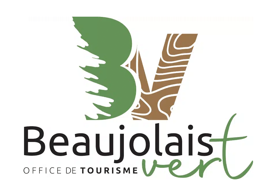 rougevert communication - logo Beaujolais Vert, office de tourisme