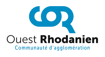 rougevert communication - logo Ouest Rhodanien Communauté d'agglomération